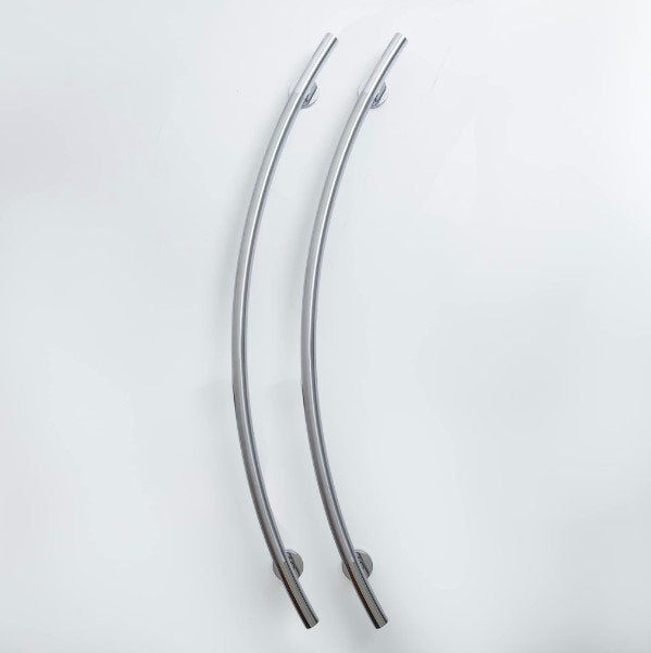 Stainless steel arch door handle